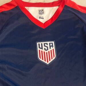 World Cup USA Soccer Jersey Red and Blue - Men’s Medium NWT